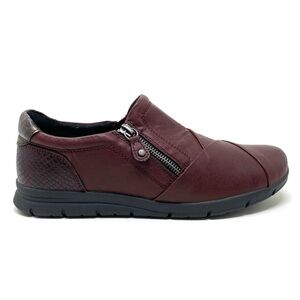 Spring Step Maupouka water resistant comfort loafers Bordeaux